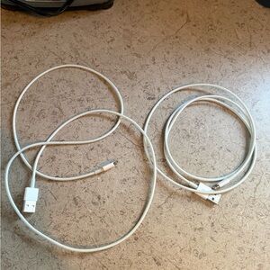 Apple White Lightning to USB Charging Cables (2-Pack)